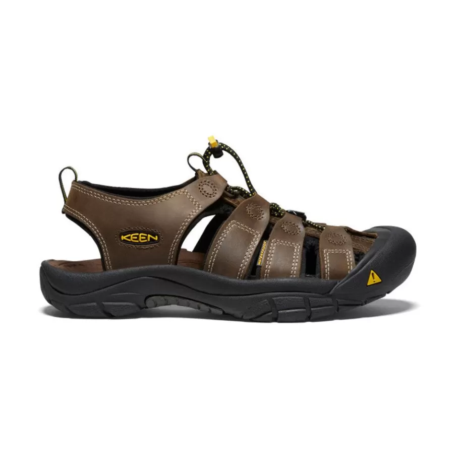 Men KEEN Sandals-Men'S Newport Leather | Bison