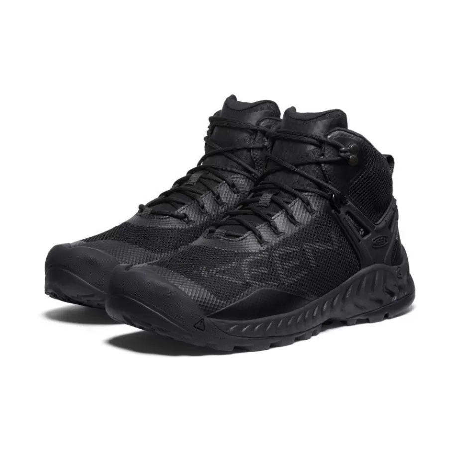 Men KEEN Boots-Men'S Nxis Evo Waterproof Boot | Triple Black