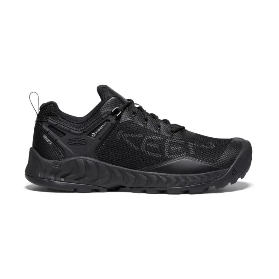 Men KEEN Shoes-Men'S Nxis Evo Waterproof Shoe | Triple Black