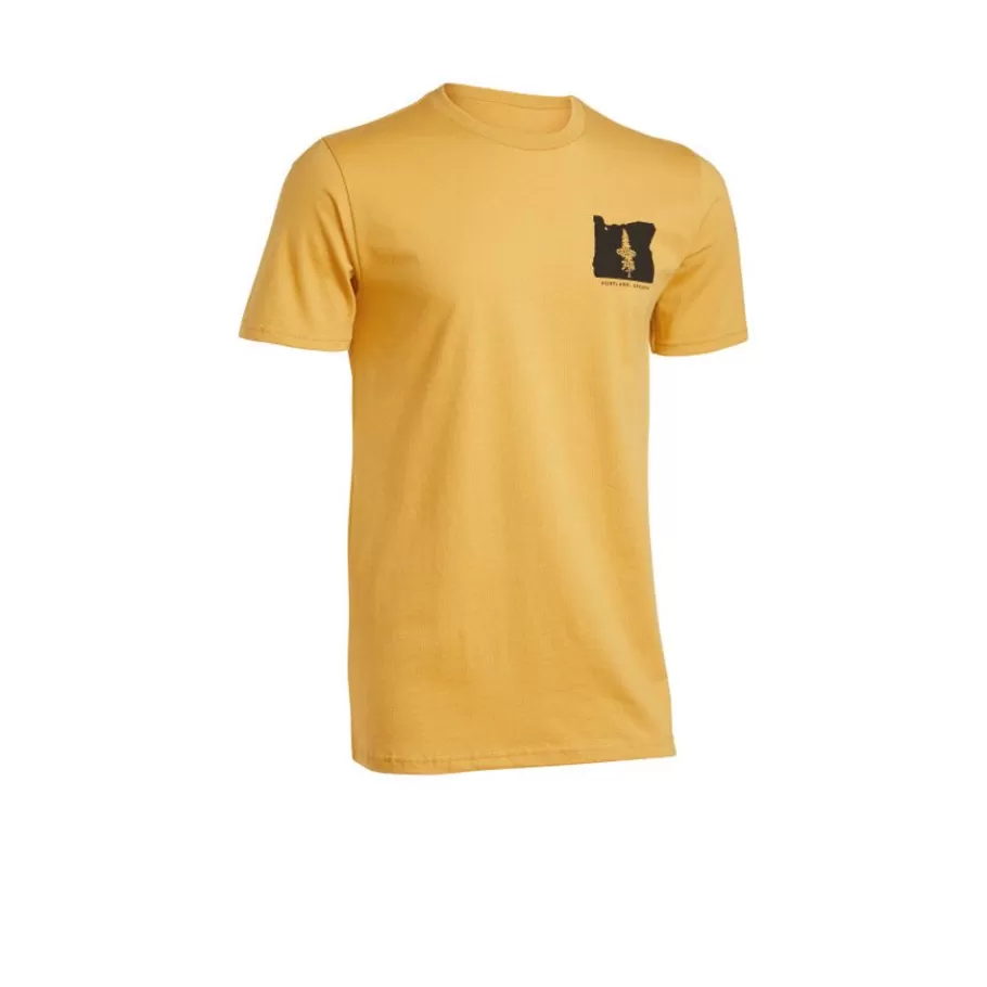 Men KEEN Accessories-Men'S Pnw Tee | Honey Gold