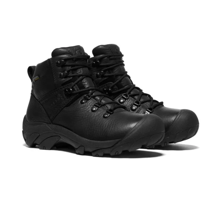 Men KEEN Boots-Men'S Pyrenees Waterproof Hiking Boot | Black/Legion Blue