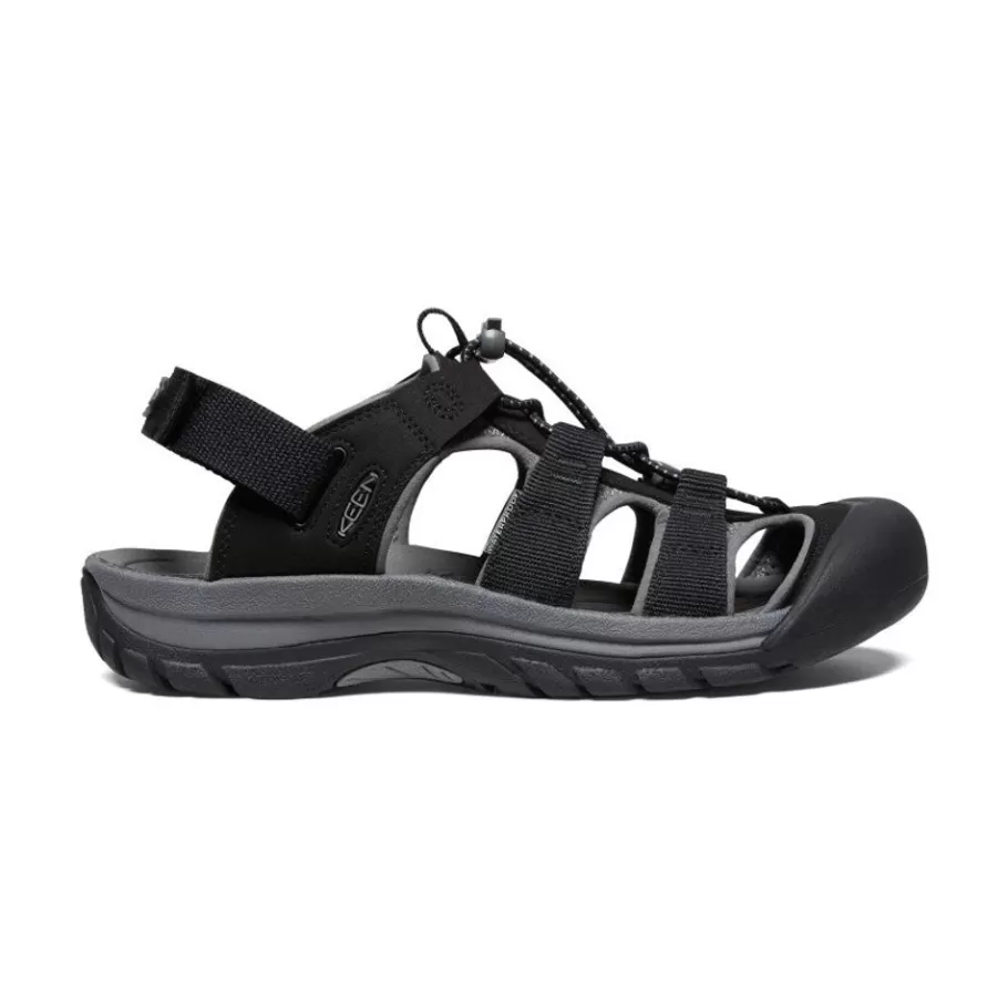 Men KEEN Sandals-Men'S Rapids H2 Sandal | Black/Steel Grey