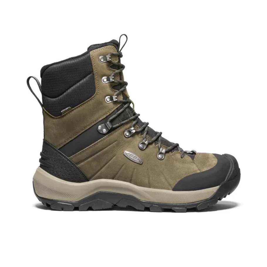 Men KEEN Boots-Men'S Revel Iv High Polar Waterproof Boot | Canteen/Black