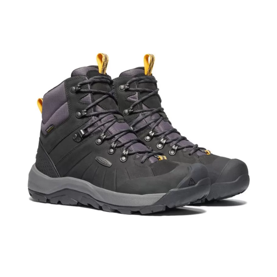 Men KEEN Boots-Men'S Revel Iv Polar Waterproof Boot | Black/Magnet