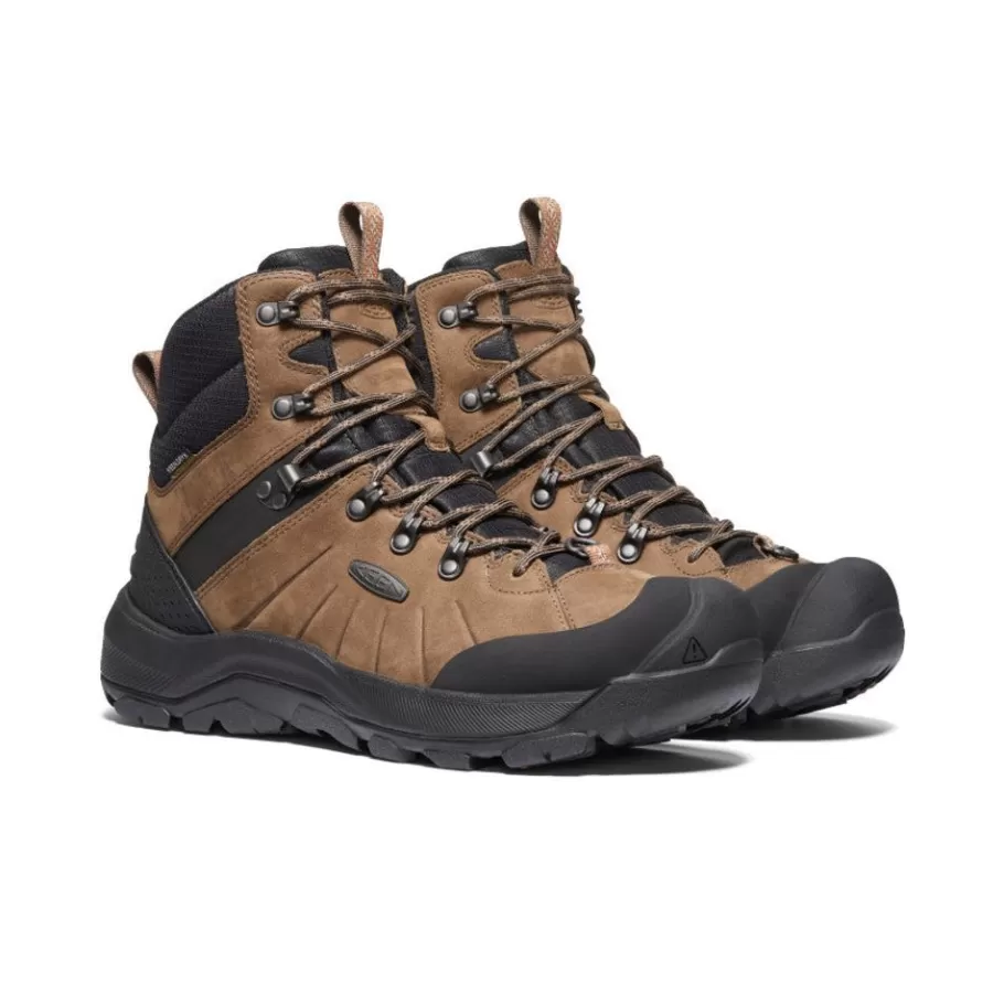 Men KEEN Boots-Men'S Revel Iv Polar Waterproof Boot | Dark Earth/Caramel Cafe