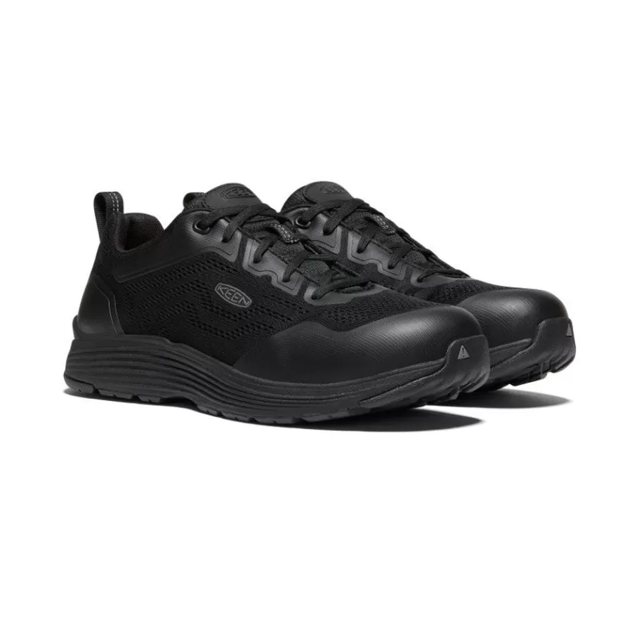 Men KEEN Work Boots & Shoes-Men'S Sparta 2 (Aluminum Toe) | Black/Black