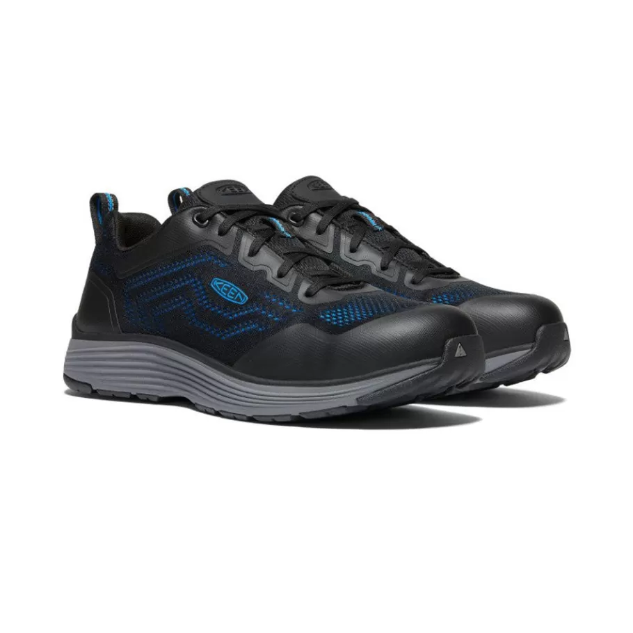 Men KEEN Work Boots & Shoes-Men'S Sparta 2 (Aluminum Toe) | Brilliant Blue/Black