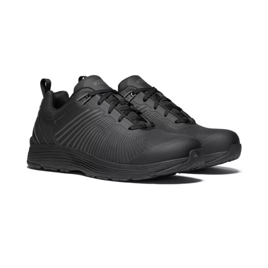 Men KEEN Work Boots & Shoes-Men'S Sparta Xt (Aluminum Toe) | Black/Black