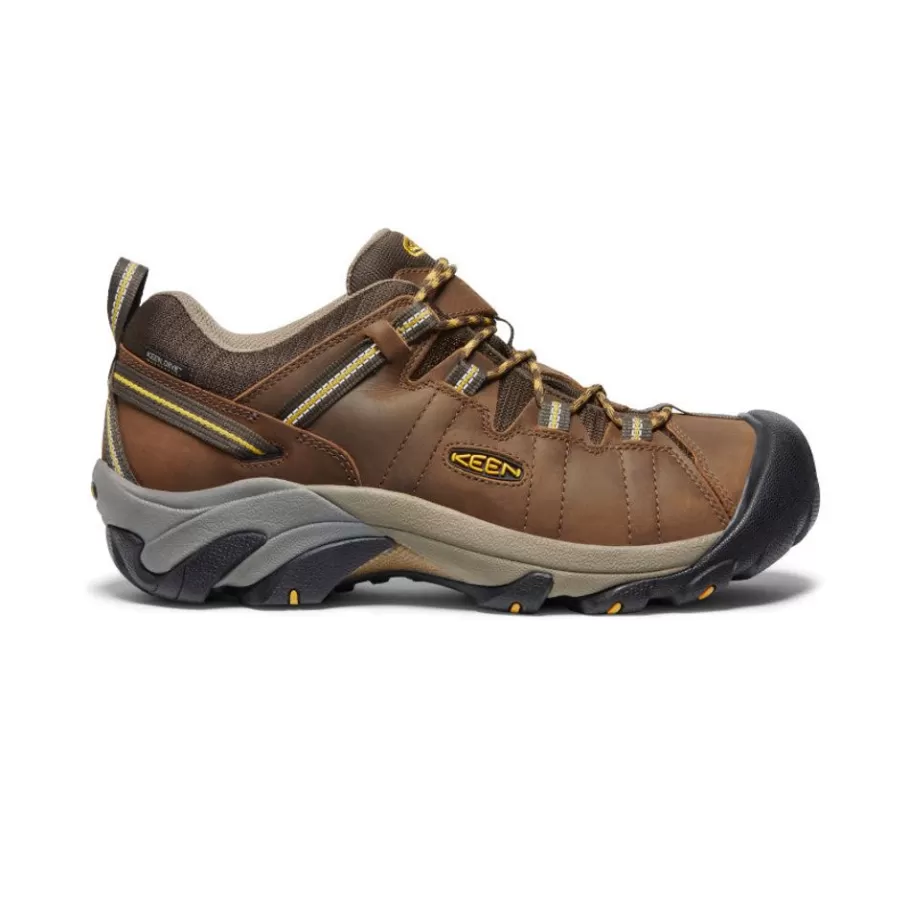 Men KEEN Shoes-Men'S Targhee Ii Waterproof | Cascade Brown/Golden Yellow