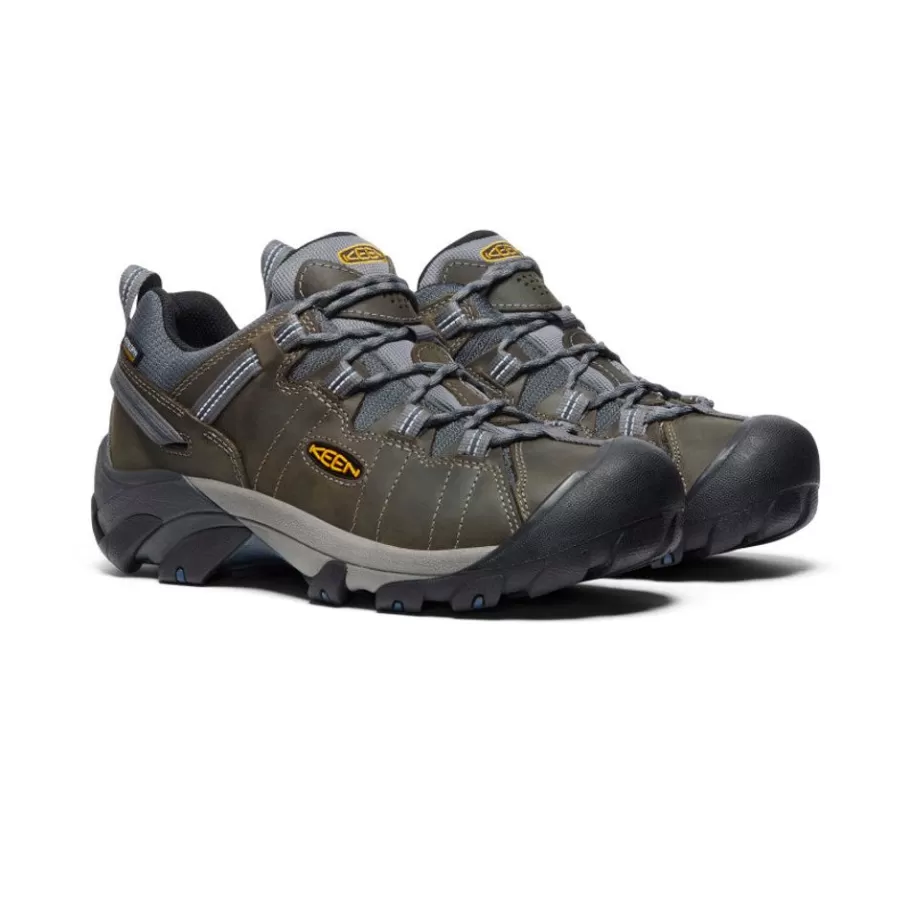 Men KEEN Shoes-Men'S Targhee Ii Waterproof | Gargoyle/Midnight Navy