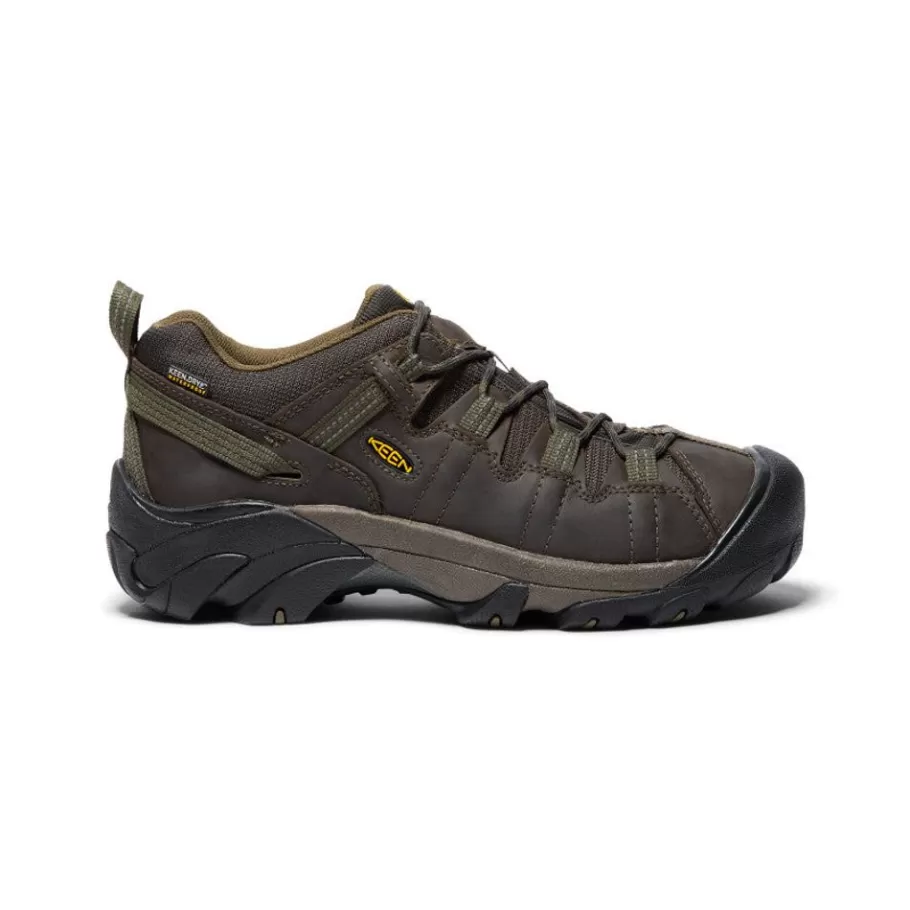 Men KEEN Shoes-Men'S Targhee Ii Waterproof Wide | Canteen/Dark Olive