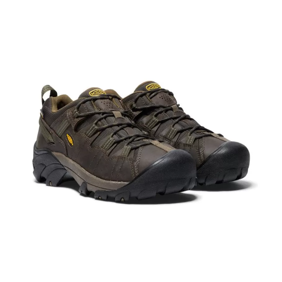 Men KEEN Shoes-Men'S Targhee Ii Waterproof Wide | Canteen/Dark Olive