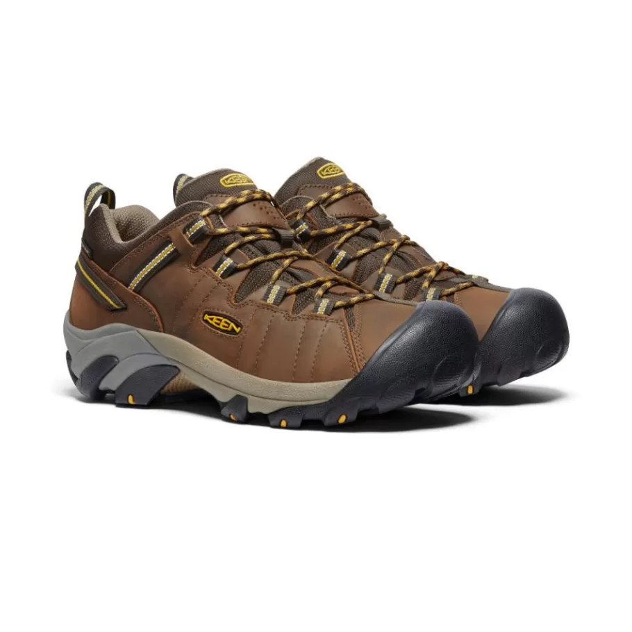 Men KEEN Shoes-Men'S Targhee Ii Waterproof Wide | Cascade Brown/Golden Yellow