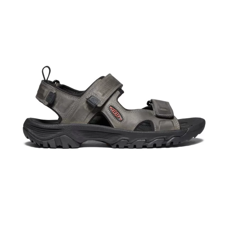 Men KEEN Sandals-Men'S Targhee Iii Open Toe Sandal | Grey/Black