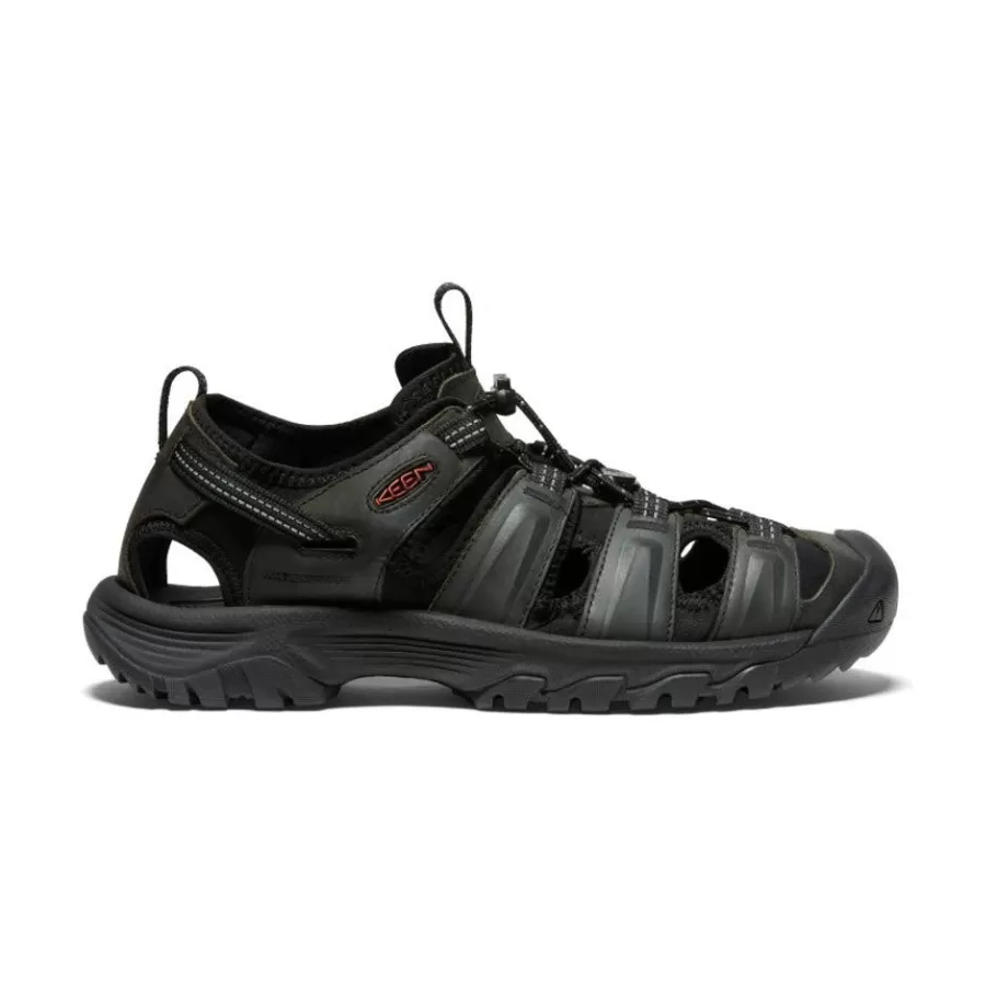 Men KEEN Sandals-Men'S Targhee Iii Sandal | Grey/Black