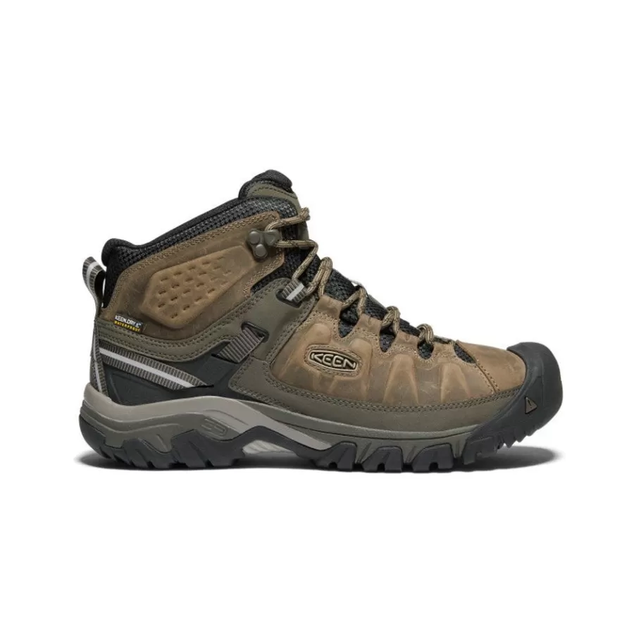 Men KEEN Boots-Men'S Targhee Iii Waterproof Mid | Bungee Cord/Black