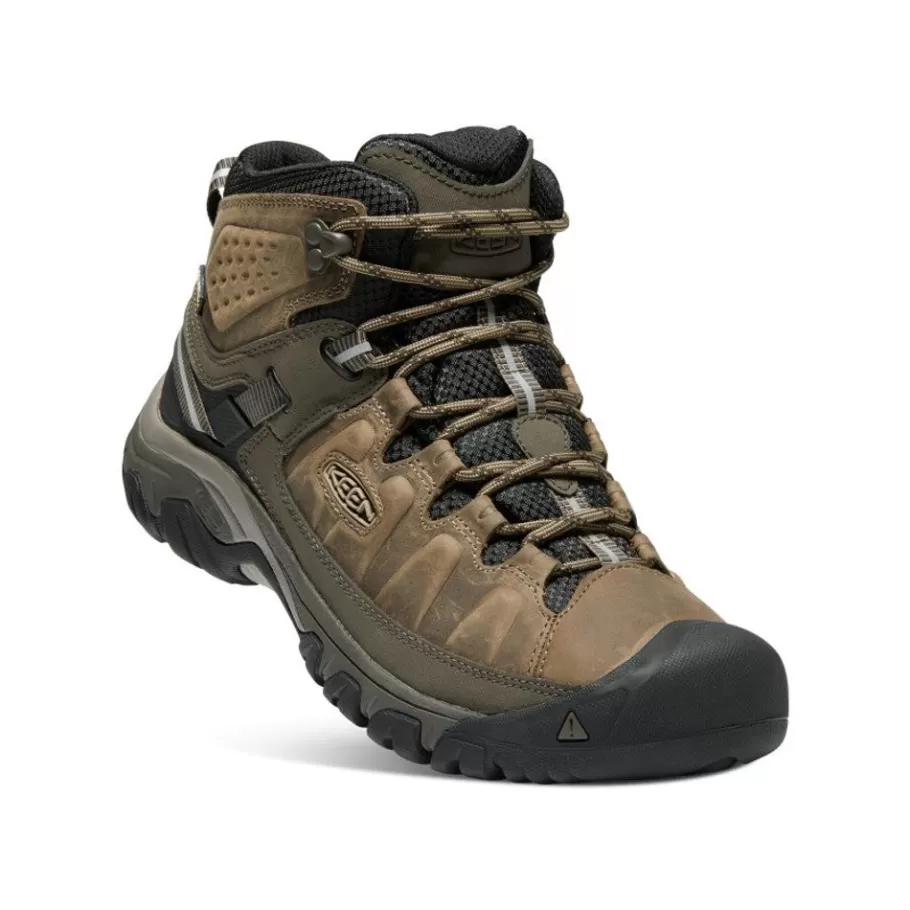Men KEEN Boots-Men'S Targhee Iii Waterproof Mid | Bungee Cord/Black