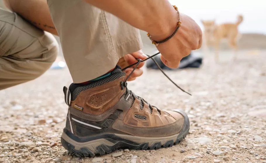 Men KEEN Boots-Men'S Targhee Iii Waterproof Mid | Bungee Cord/Black