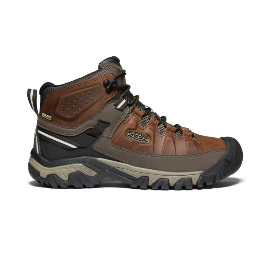 Men KEEN Boots-Men'S Targhee Iii Waterproof Mid | Chestnut/Mulch