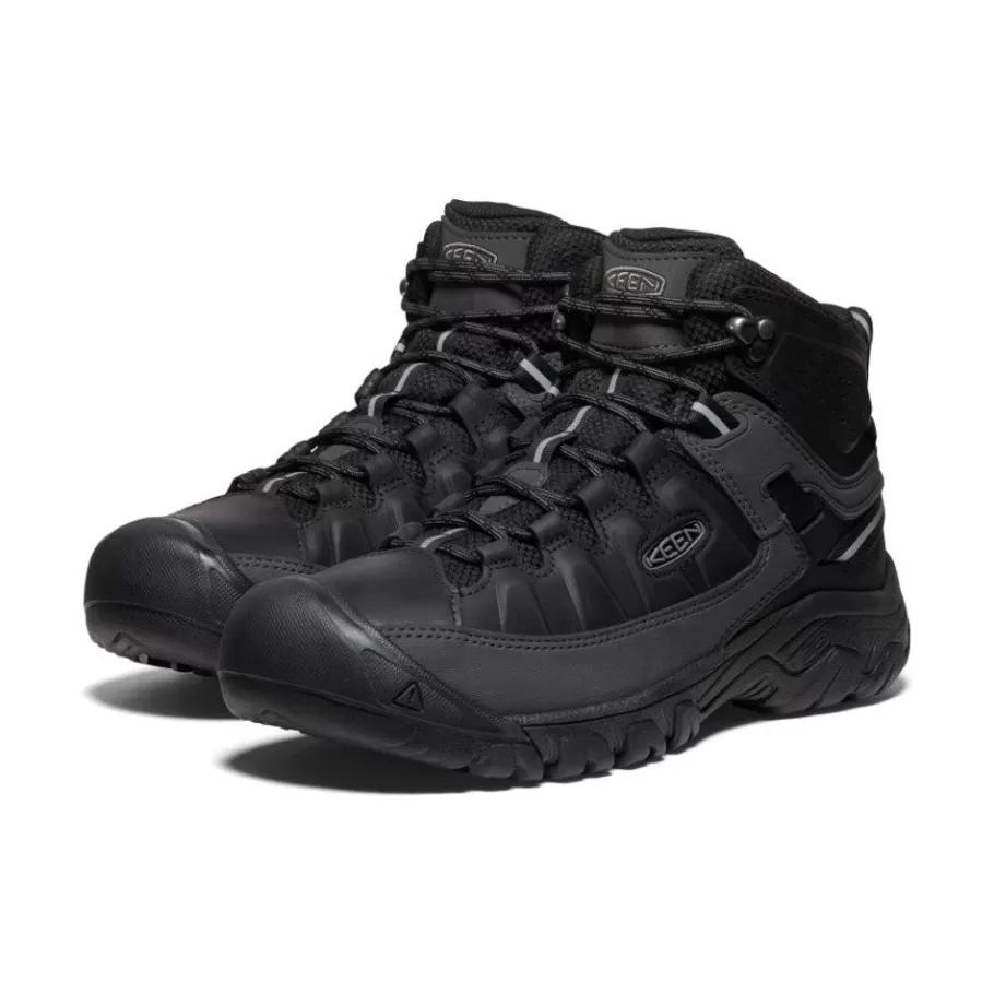 Men KEEN Boots-Men'S Targhee Iii Waterproof Mid | Triple Black