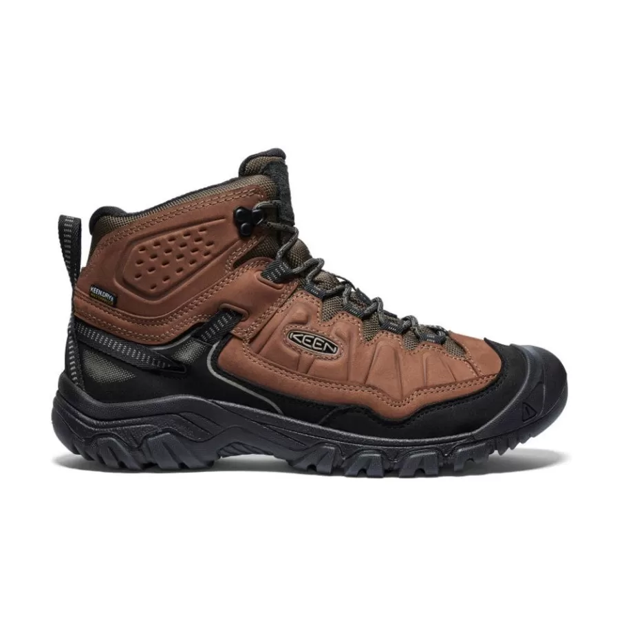 Men KEEN Boots-Men'S Targhee Iv Waterproof Hiking Boot | Bison/Black