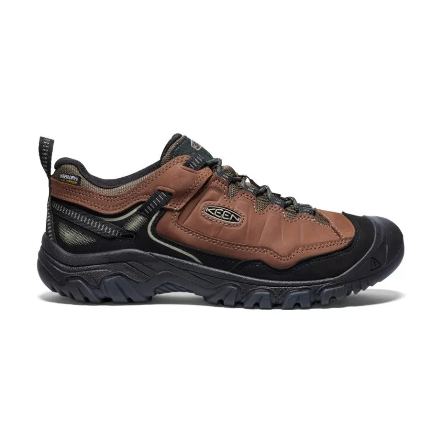 Men KEEN Shoes-Men'S Targhee Iv Waterproof Hiking Shoe | Bison/Black