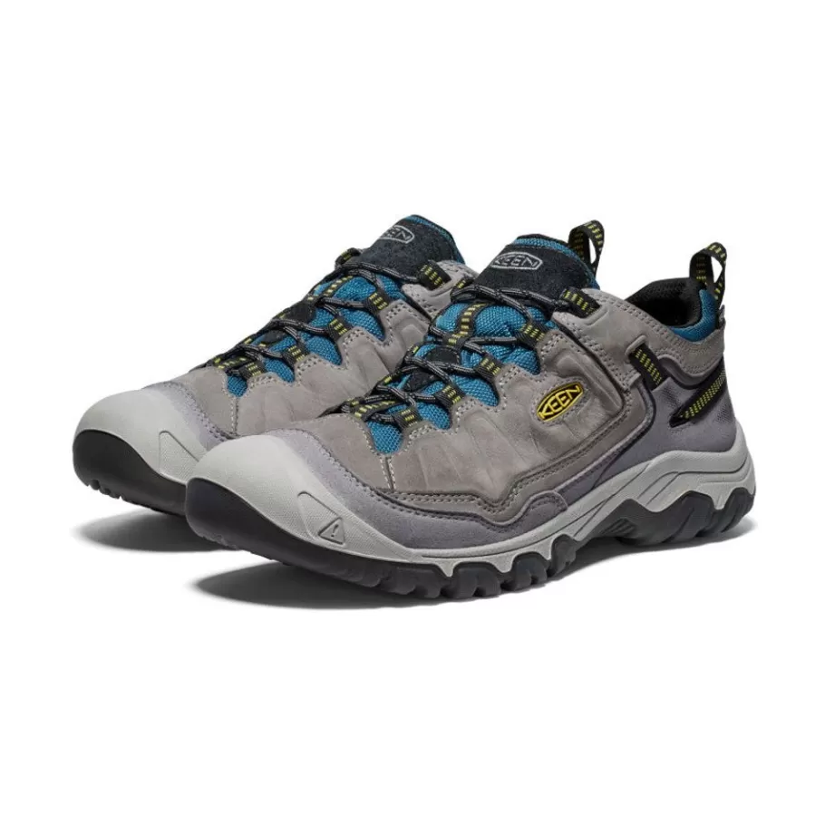 Men KEEN Shoes-Men'S Targhee Iv Waterproof Hiking Shoe | Steel Grey/Antique Moss