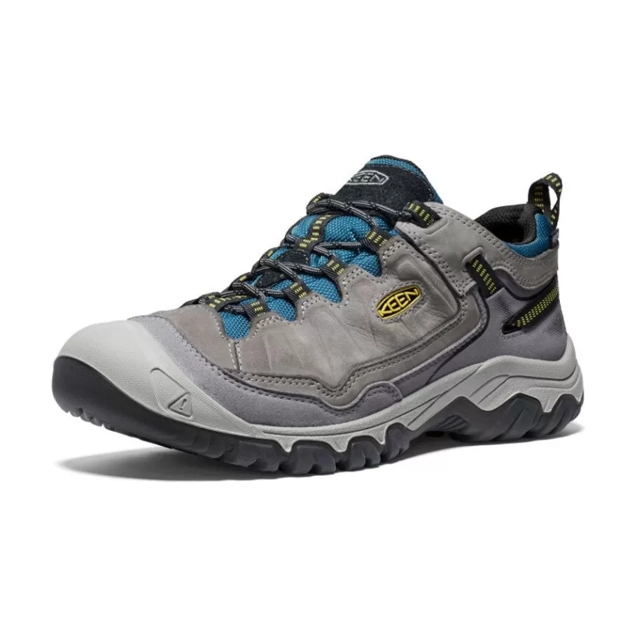 Men KEEN Shoes-Men'S Targhee Iv Waterproof Hiking Shoe | Steel Grey/Antique Moss