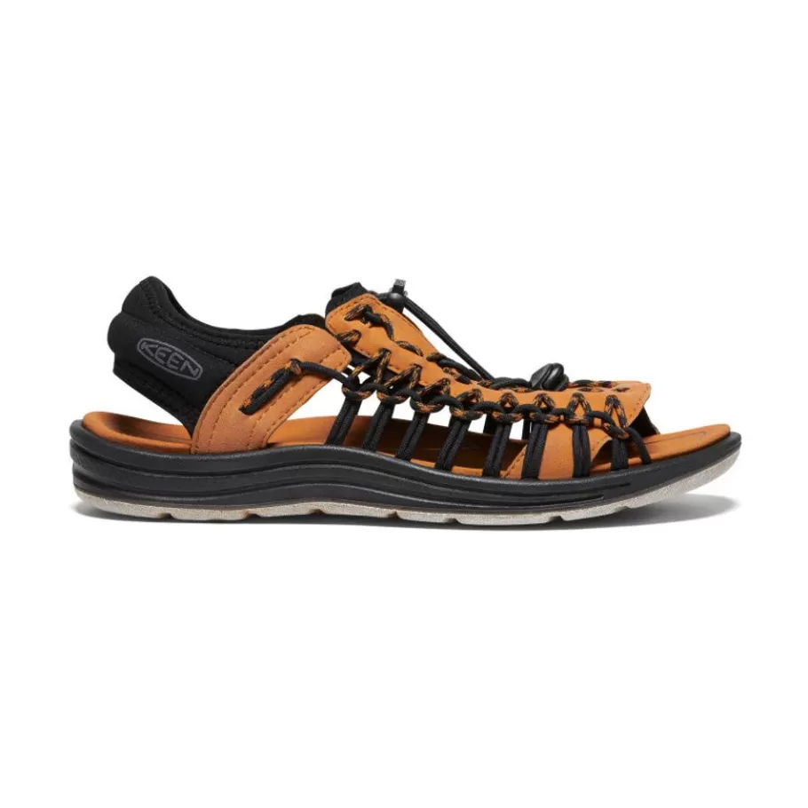 Men KEEN Sandals-Men'S Uneek Ii Open Toe | Black/Curry