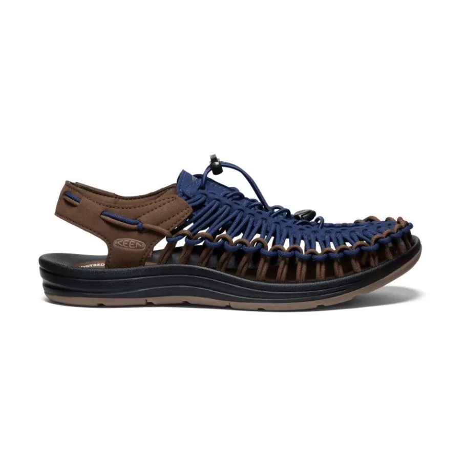 Men KEEN Sandals-Men'S Uneek Sneaker | Naval Academy/Dark Earth