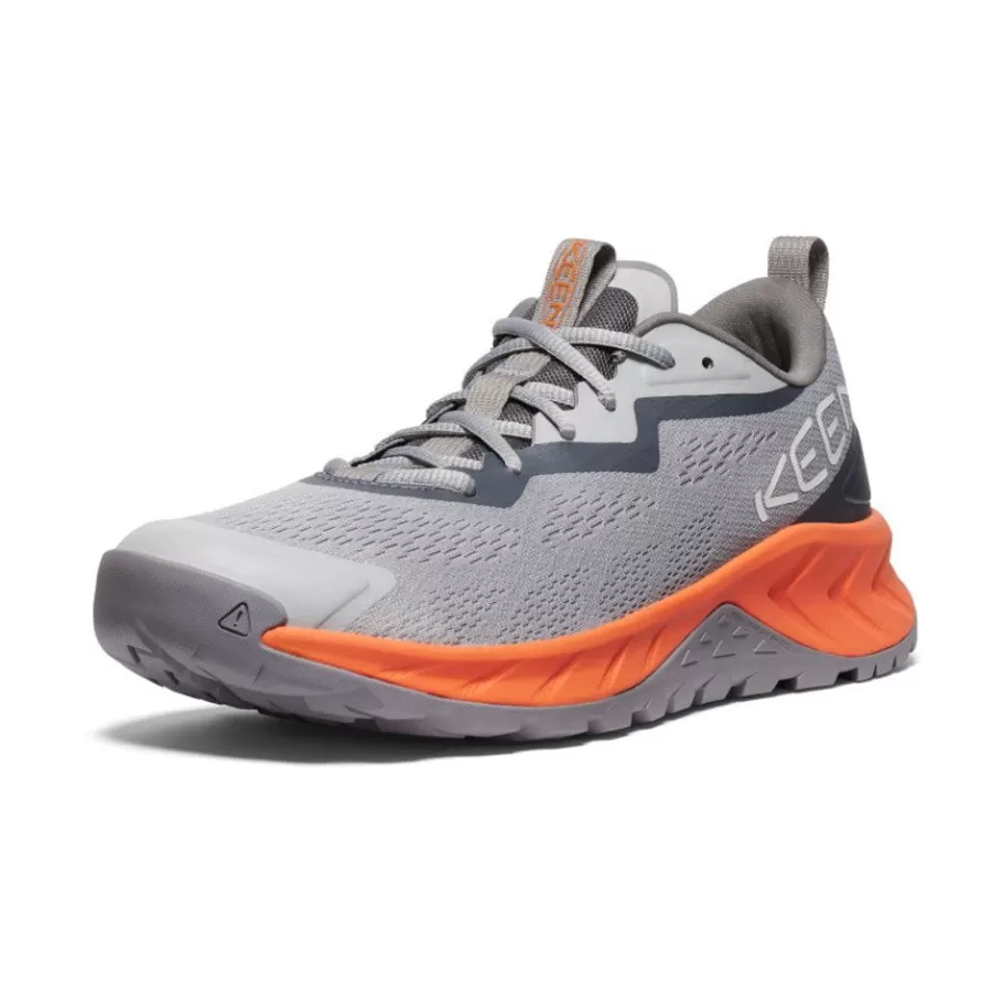 Men KEEN Shoes-Men'S Versacore Speed Shoe | Alloy/Scarlet Ibis