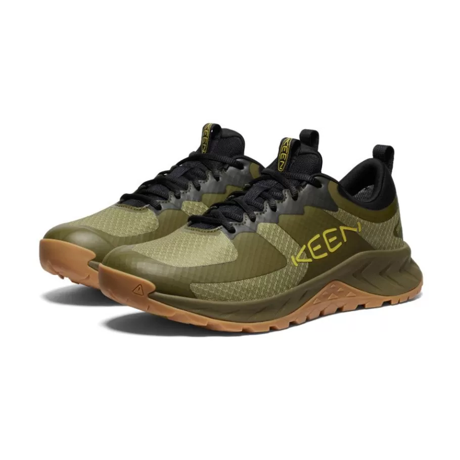 Men KEEN Shoes-Men'S Versacore Waterproof Shoe | Dark Olive/Antique Moss