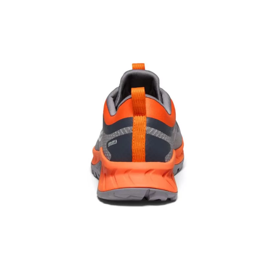 Men KEEN Shoes-Men'S Versacore Waterproof Shoe | Steel Grey/Scarlet Ibis