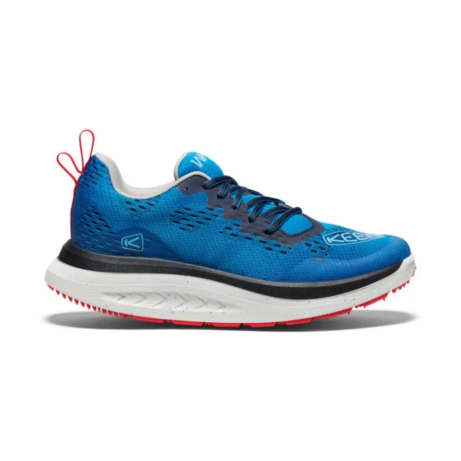 Men KEEN Shoes-Men'S Wk400 Walking Shoe | Austern/Red Carpet