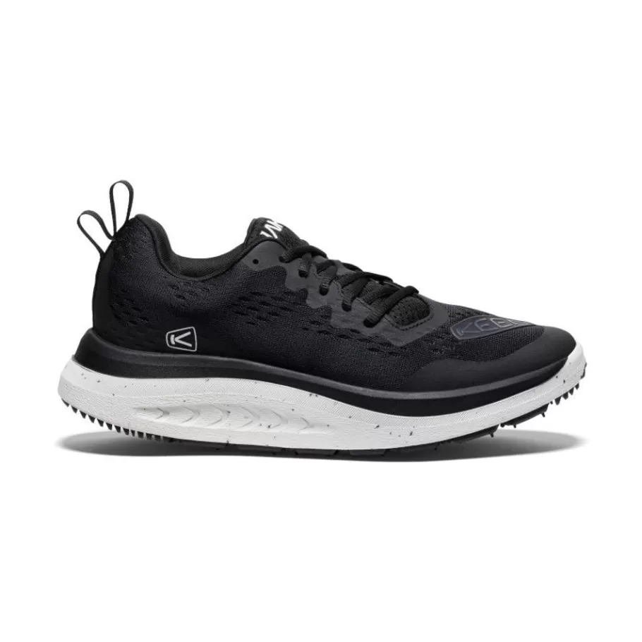 Men KEEN Shoes-Men'S Wk400 Walking Shoe | Black/White