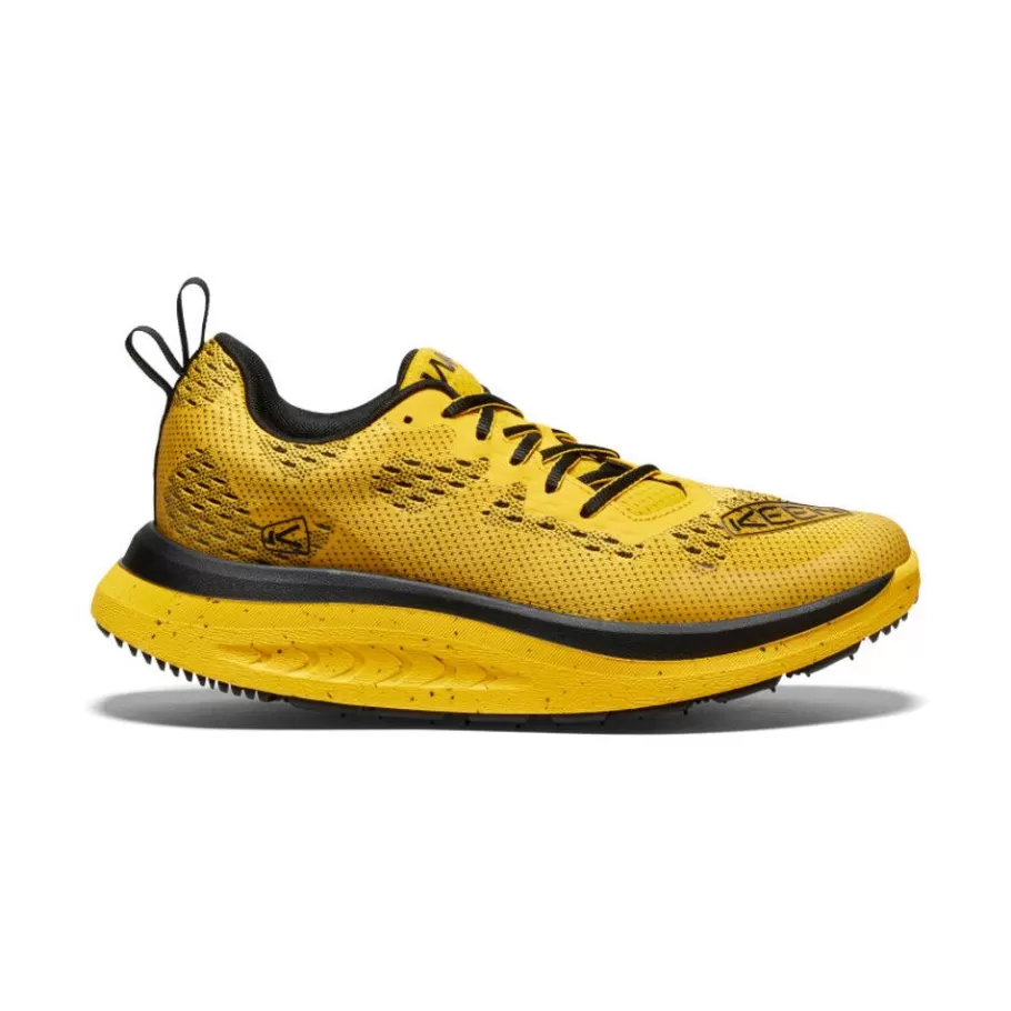 Men KEEN Shoes-Men'S Wk400 Walking Shoe | Yellow/Black