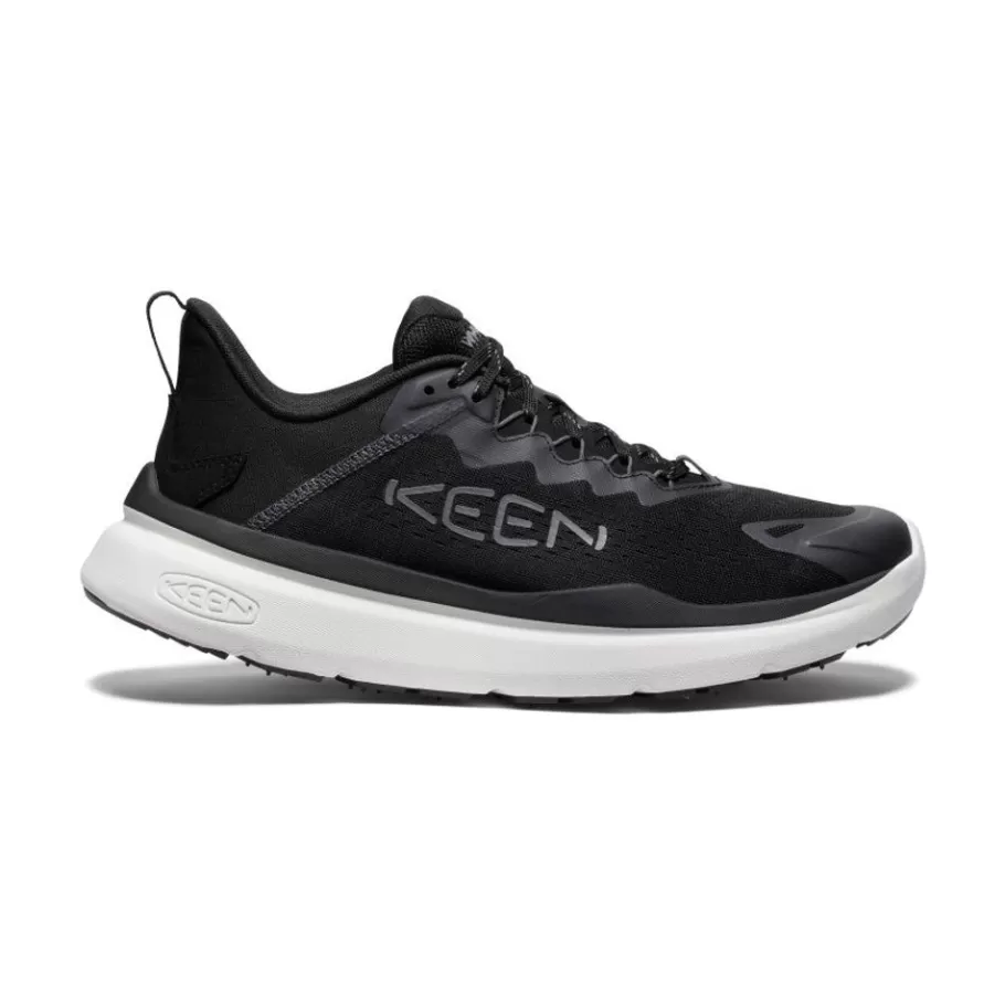 Men KEEN Shoes-Men'S Wk450 Walking Shoe | Black/Star White