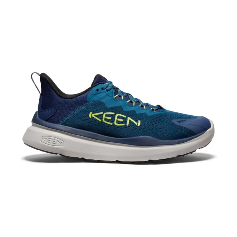 Men KEEN Shoes-Men'S Wk450 Walking Shoe | Legion Blue/Evening Primrose