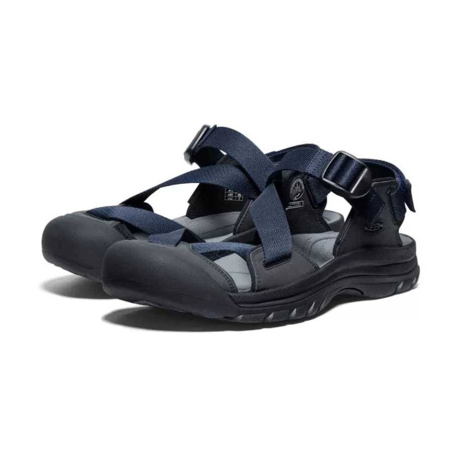 Men KEEN Sandals-Men'S Zerraport Ii Sandal | Sky Captain/Black