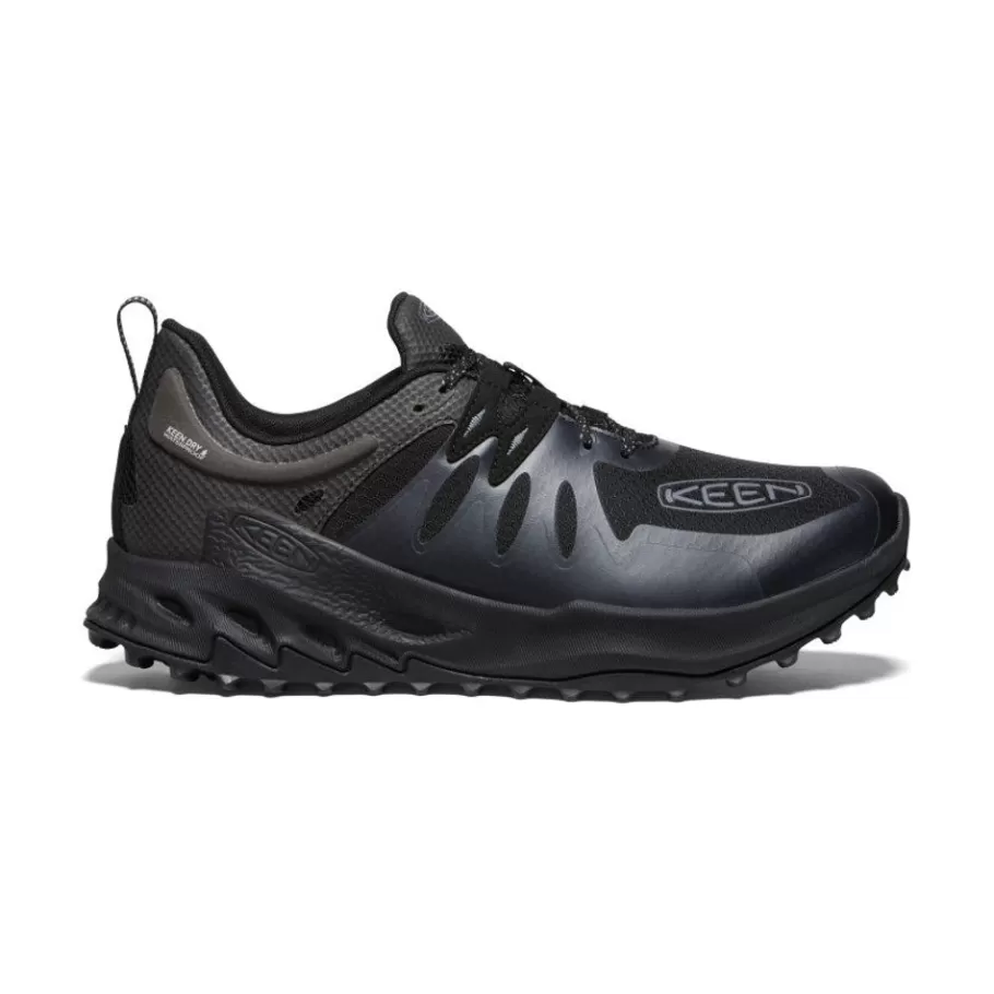 Men KEEN Shoes-Men'S Zionic Waterproof Hiking Shoe | Black/Steel Grey