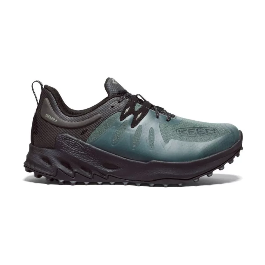 Men KEEN Shoes-Men'S Zionic Waterproof Hiking Shoe | Dark Forest/Black