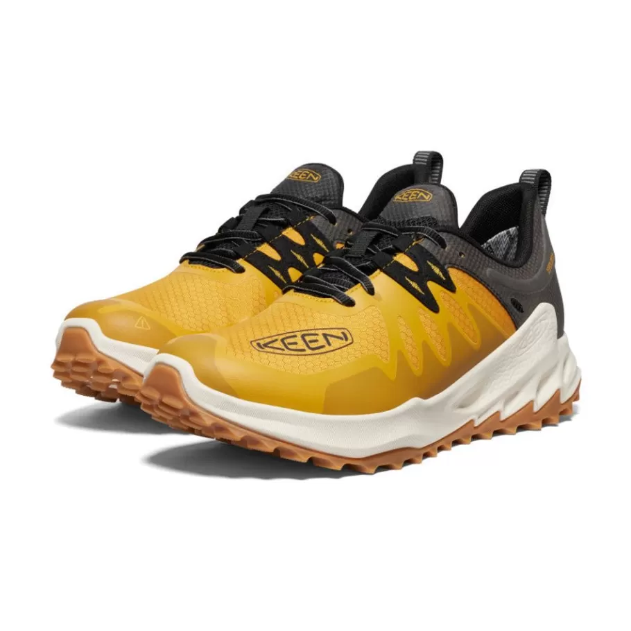 Men KEEN Shoes-Men'S Zionic Waterproof Hiking Shoe | Golden Yellow/Black