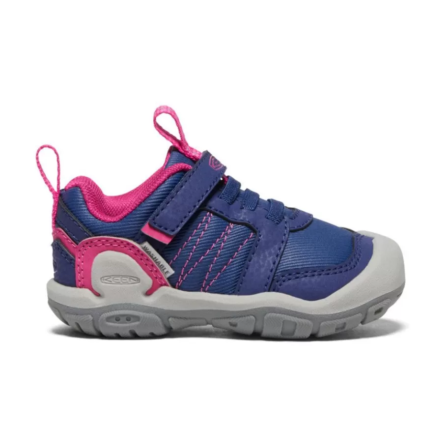 Kids KEEN Shoes-Toddlers' Knotch Peak Sneaker | Blue Depths/Pink Peacock