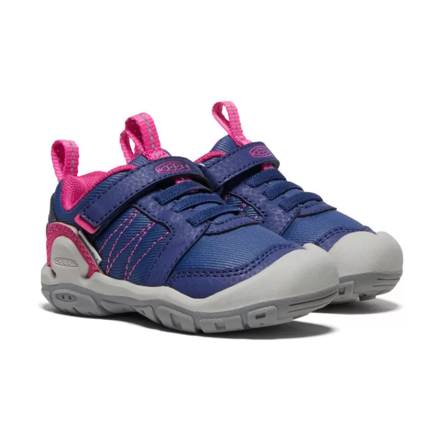 Kids KEEN Shoes-Toddlers' Knotch Peak Sneaker | Blue Depths/Pink Peacock