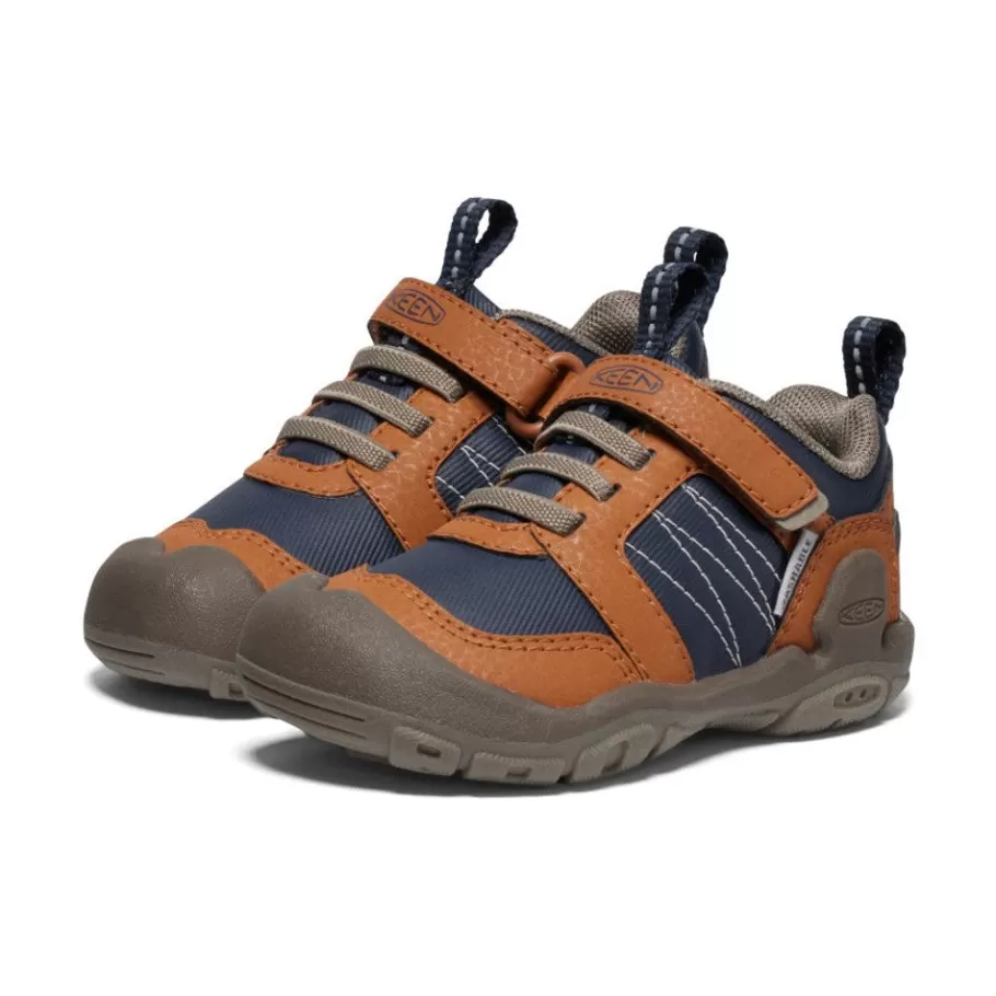 Kids KEEN Shoes-Toddlers' Knotch Peak Sneaker | Maple/Sky Captain