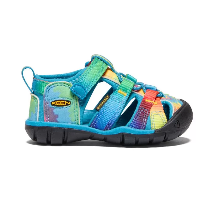 Kids KEEN Sandals-Toddlers' Seacamp Ii Cnx | Vivid Blue/Original Tie Dye