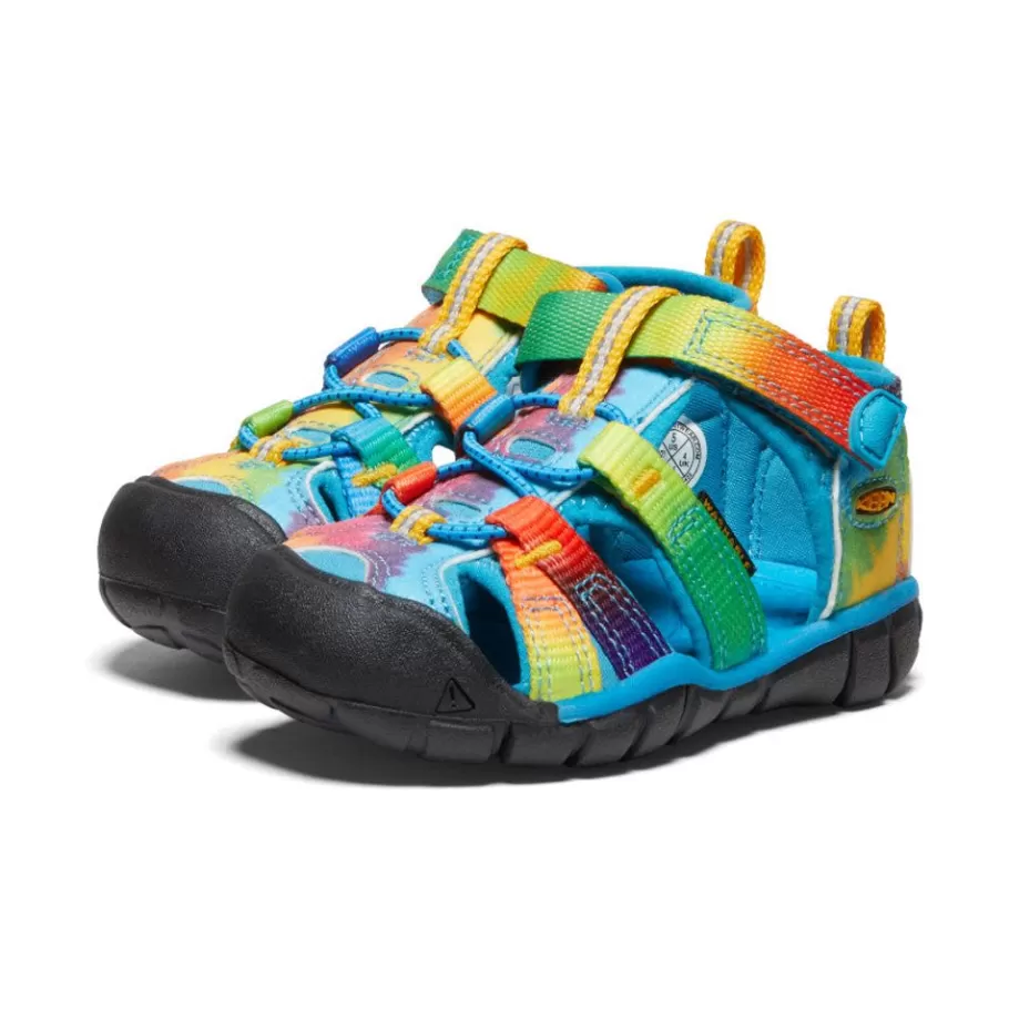 Kids KEEN Sandals-Toddlers' Seacamp Ii Cnx | Vivid Blue/Original Tie Dye