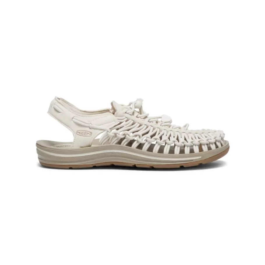 Women KEEN Shoes-Uneek Sneaker | White Cap/Cornstalk