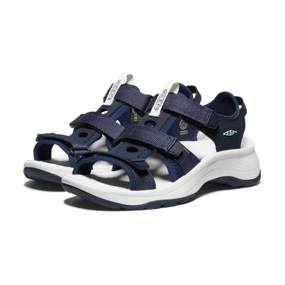 Women KEEN Sandals-Women'S Astoria West Open-Toe | Blue Nights/Black Iris