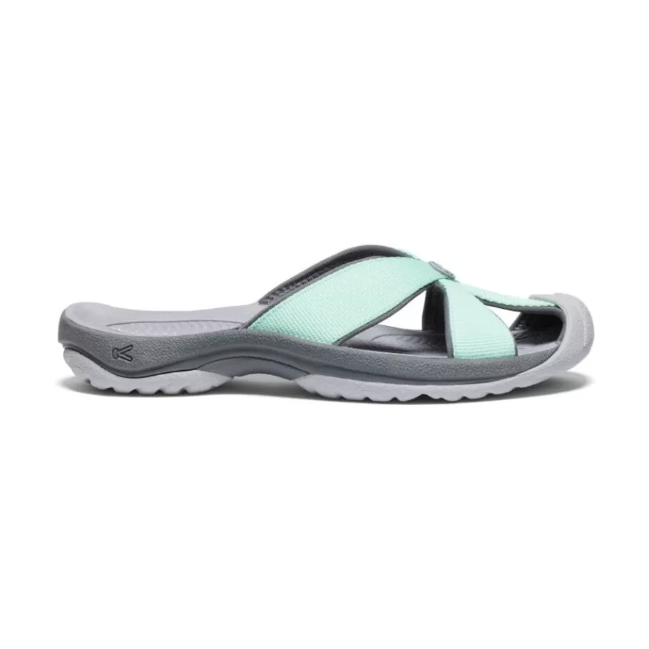 Women KEEN Slip-Ons-Women'S Bali Slide Sandal | Lichen/Steel Grey